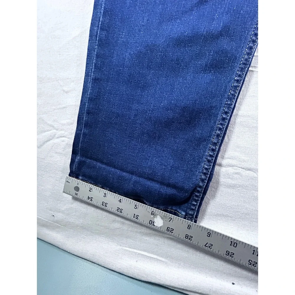 Levis 511 Slim Fit Distressed Ripped Blue Denim Jeans Mens 40x31‎ Dark Wash